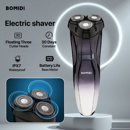Bomidi M5 Electric Shaver Wireless Electric Razor Beard Trimmer Wet - Black - ORRO HOME