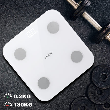 Bomidi S1 Smart Digital Weight Scale LED Display - White - ORRO HOME