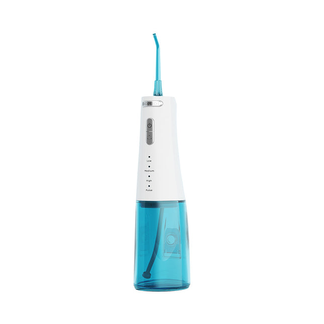 Bomidi D3PRO Portable Oral Water Flosser 360 Rotatable Nozzle 300ml - White/Blue - ORRO HOME