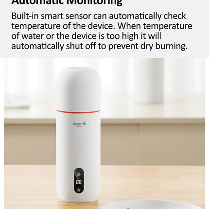 Deerma DR035S Portable Electric Kettle Thermos Bottle - White - ORRO HOME