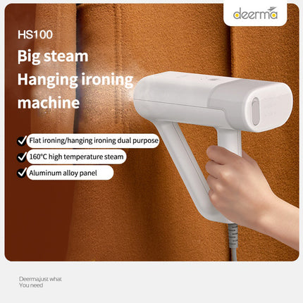 Deerma HS100 Portable Garment Steamer Handheld Steam Iron - White - ORRO HOME