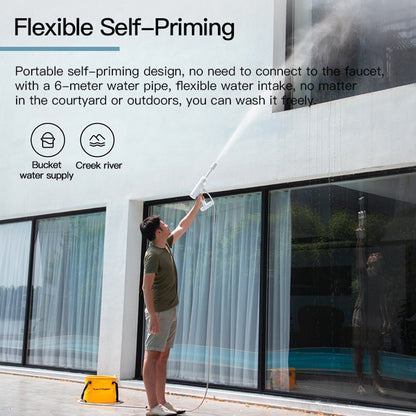 Xiaomi Mijia Wireless High Pressure Car Washer - White - ORRO HOME