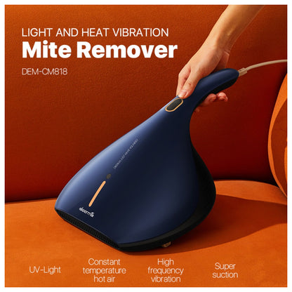 Deerma CM818 Handheld Dust Mite Vacuum Cleaner Dust Mites Remover - Blue - ORRO HOME
