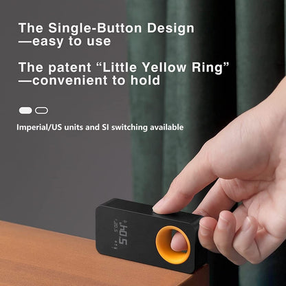Hoto Smart Laser Measure Digital Tape Measure - Black - ORRO HOME