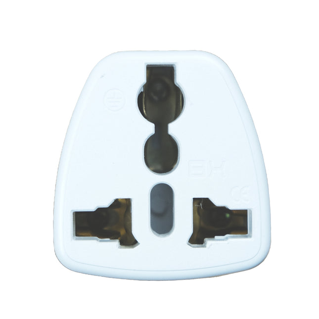Zolele Universal Power Adaptor 3 Pin - White - ORRO HOME