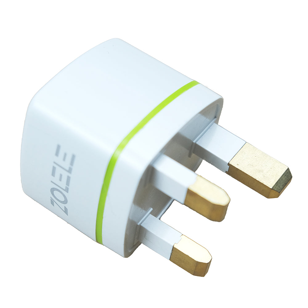 Zolele Universal Power Adaptor 3 Pin - White - ORRO HOME