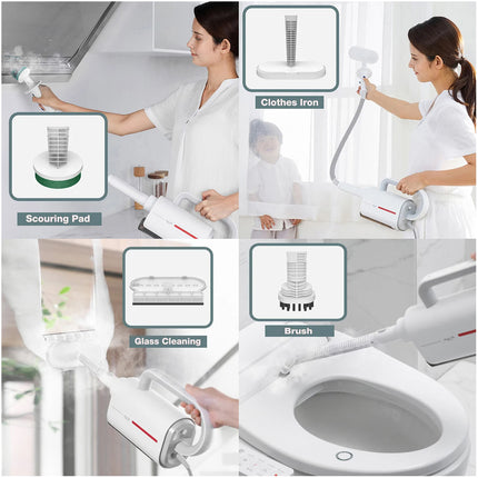Deerma ZQ610 Multi-function Steam Cleaner - White - ORRO HOME