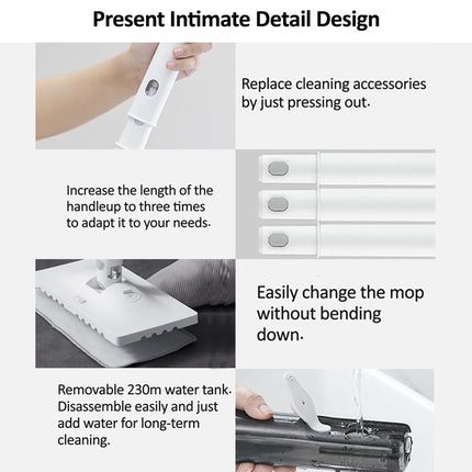 Deerma ZQ610 Multi-function Steam Cleaner - White - ORRO HOME